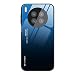 Produktbild SEAHAI Hülle für Huawei nova 8i / Honor 50 Lite, Ultradünne Hochwertigem Gehärtetem Glas Zurück & Weich Silikon TPU Rahmen Handyhülle Farbverlauf Farbe Case Stoßfest Schutzhülle, Elegantes Blau