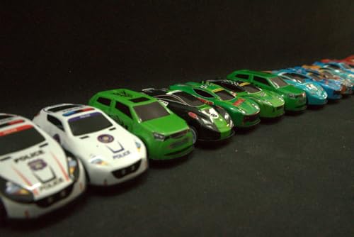 Image of Cable World Set of 10 Mini Racing Metal Die Cast Car Set | Khilona Metal Car for Kids | Pull Back Vehicles | Best Birthday Gift, Return Gift, Diwali Gift for Boys and Girls (Multi Color & Design)