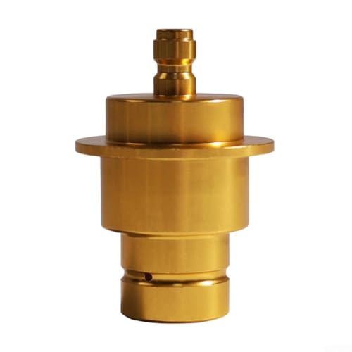 Adaptador flexible de dióxido de carbono para SodaStream funciona con la mayoría de los sistemas de carbonatación (dorado)