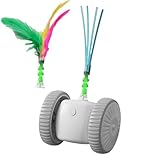 Utilisation intuitive : Ce jouet électrique pour chat dispose d'une interface tactile simple, idéale pour les débutants. Elle permet une interaction sans effort et stimule le jeu spontané de votre animal, pour son divertissement à la maison ou lors de vos déplacements grâce à sa conception portable et légère.