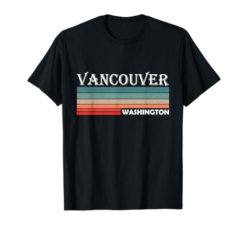 Cadeau souvenir rétro Vancouver Washington WA T-Shirt
