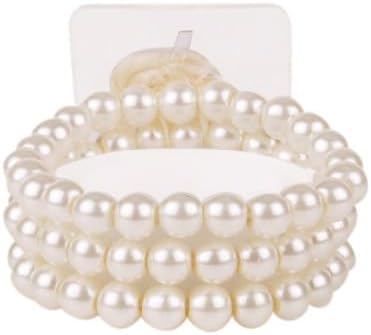 Floral Accessories - Delicate Flower Bracelet Petite-Champagne Rd, Champagne, Miscellaneous, 1 Piece