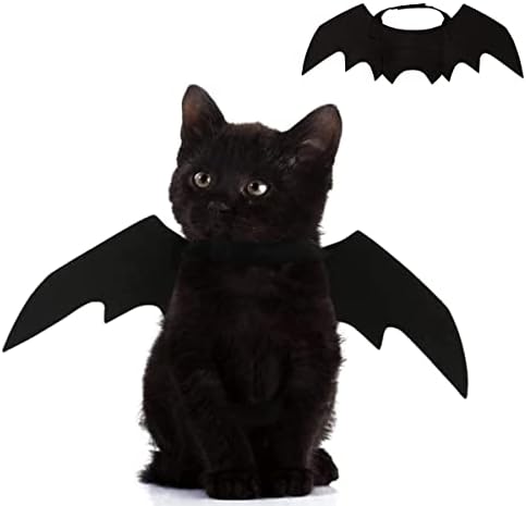 Cat Halloween Costumes Pet Dog Cat Bat Wings Costume Dog Bat Costume Pet Apparel for Cats Small Dog Halloween Costumes PEDOMUS