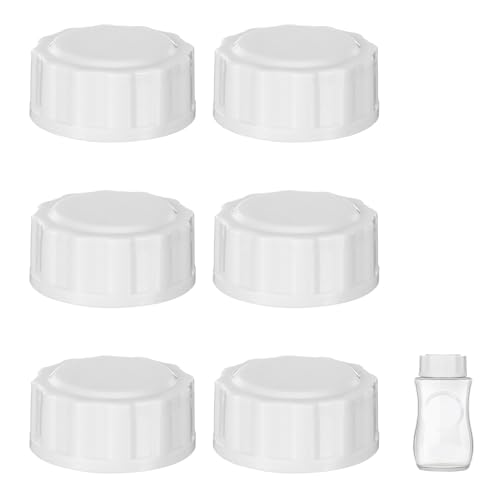 Cierres de botella de viaje para botellas de bebé Avent, tapones de repuesto para biberones con anillo de sellado, cierres para botellas de viaje personalizados Avent (5 cm, unidades, 6)
