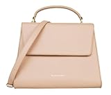Beige Tan Medium Insulated Lunch Bag for Women for Work, Aesthetic Lunch Boxes and Classy Tote Bag Purse with Strap, Professional Ladies Lunch Bags, Chic Lunch Box for Women, the Office and Workplace
