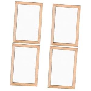 DIYEAH 4 Sätze Papierschöpfrahmen Holz Bastelsets