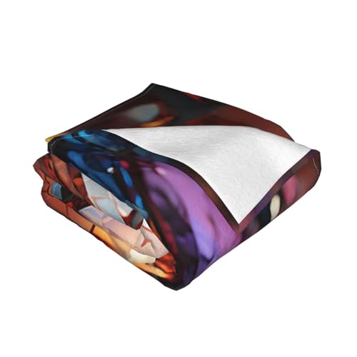 Couverture en flanelle légère microfibre contre le froid sur le canapé - 3