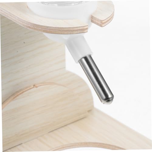 GRADENEVE 小動物用ウォーターボトルホルダー 実スタンド 給水器対応 ハムスター ハリネズミ フェレット用 安定設計 スペース節約 ケージ内整