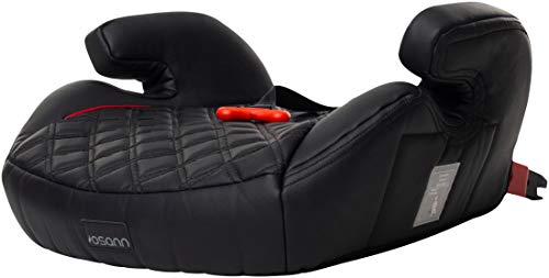 Osann 104-150-194 Junior Isofix Gurtfix Kindersitzerhöhung Gruppe 2/3 (15-36 kg) Dunkelgrau