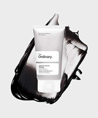 The Ordinary Salicylic Acid 2% Masque, Maschera Acido Salicilico, Purificante con carbone e argilla per pelle soggetta a imperfezioni, 50ml