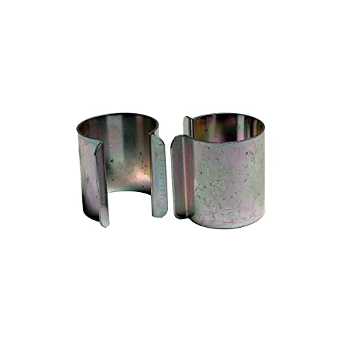 KALEMBAL Clip de Fixation pour bâche Serre 30 x 30mm (x20 pcs) - Métal revêtement Zinc - Inoxydable - Très résistant