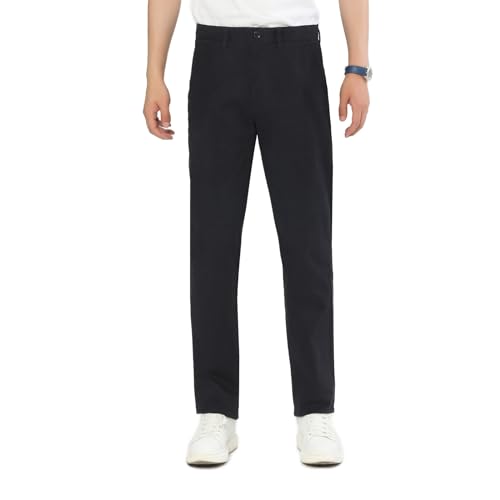 AMY ZHU Men’s Classic-Fit Casual Stretch Straight Pant2
