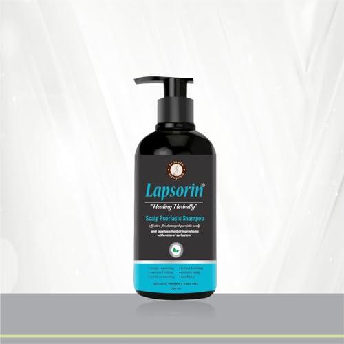 Lapsorin Herbal Scalp Psoriasis Shampoo-Organic Psoriasis Shampoo for Psoriatic Scalp- Approved by Ministry of Ayush