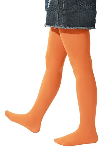 Image of EVERSWE Girls Semi Opaque Footed Tights, Microfiber Tights