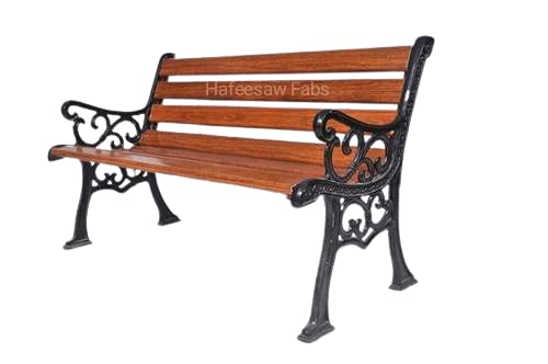 Cast Iron Outdoor Garden Benche with 8 FRP Streep (3 Seater) Heavy Duty Garden Bench for Indoor & Outdoor Park | Patio | Living Room | Balcony | Society Bench | Benches Waterproof