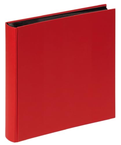 Walther Album Fotografico Fun Rosso 30X30Cm 100 Pagine Nere