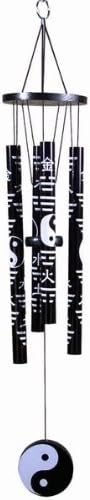 Aluminum Bronze Feng Shui Wind Chime Ying Yang Design