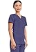 Cherokee Scrubs Top for Women Mock Wrap with 3 Pockets, Soft, 2-Way Stretch & Durable Fabric - WW610, XL, Grape