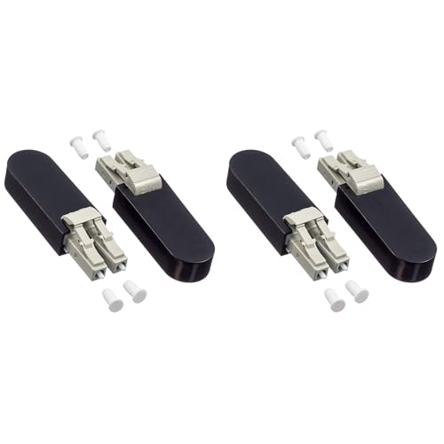 Ronlok Adaptador Loopback en fibra óptica LC/UPC de 4 paquetes, enchufe de prueba multimodo 50/125 para aplicaciones de prueba