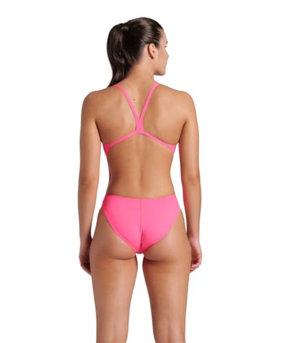 Image of Arena Women's Solid Team Swimsuit Challenge Back MaxLife Open Back Bathing Suit Athletic Swimwear