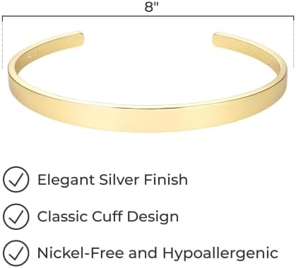 Amazon Essentials Cuff Bracelet, 8" - Image 5