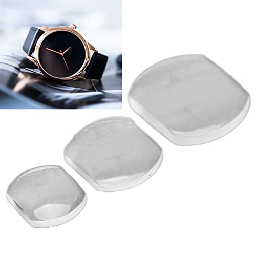 YUYTE Watch Repair Magnifying Glass, 3pcs Strong Permeability Watch Calendar Window Magnifier for Reading Coins Hobby Travel