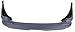 Evan-Fischer Rear Bumper Cover Compatible with 2002-2003 Mercedes Benz ML320 Primed Base Package with Tailer Coupling