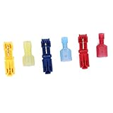 [Contacts en laiton durable] Dotés de contacts épais en laiton étamé, ces connecteurs offrent une conductivité et une durabilité supérieures.la construction robuste garantit qu'ils ne se plieront pas ou ne se casseront pas, même lorsqu'ils sont utilisés avec des fils plus épais.idéal pour les systèmes électriques hautes performances où la fiabilité est cruciale.