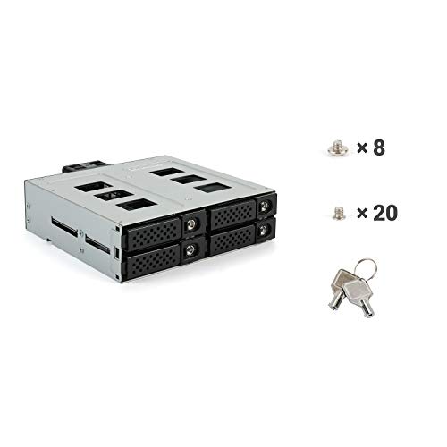 FANTEC MR-SA1242-12G/6G SAS + SATA I,II & III Backplane für 4×2,5" HDD/SSD
