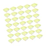 HEALEEP 100個入り三明治包装ボックス 蓋付きスイーツ容器 ケーキスライス