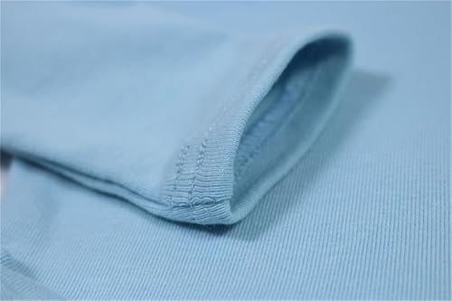 Infant Toddler Baby Girls Dress Blue Ruffle Long Sleeves Cotton (4T, Blue)