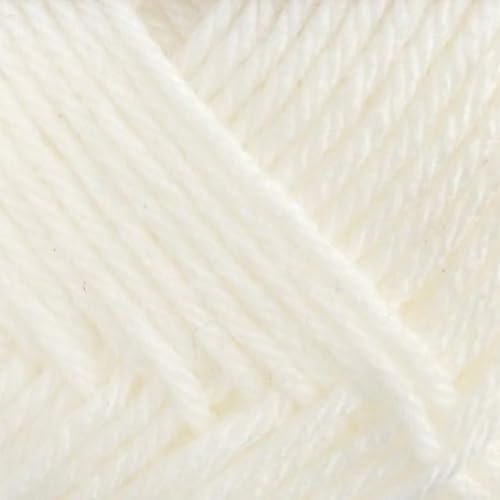 Image of WOAFashions Impulse Hand Knitting & Crochet Yarn, Premium Acrylic, 4 : Medium (White) (4x100gms / 14.1oz)