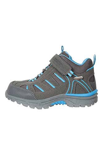 Mountain Warehouse Drift Junior Kids Hiking Boots - Waterproof Shoes Grey Kids Shoe Size 7 Us #TOP4