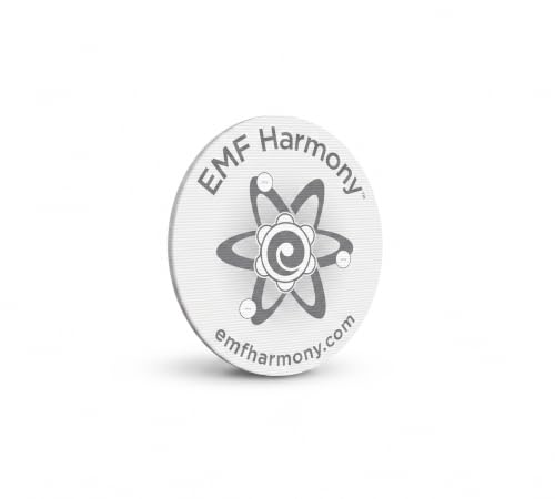 Image of EMF Harmony Harmonizer Plus Phone Sticker - 1.2 inch Stainless Steel Adhesive Disc for Phones & Devices, Reusable Accessory for Daily Peace of Mind in The Modern Age