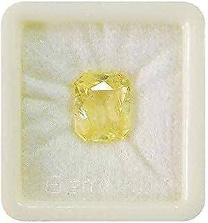 Zafiro amarillo natural de 2,25 ratti de 2,00 quilates Pukhraj, piedra natural de Bankok Pukhraj, zafiro amarillo/Pukhraj para hombres y mujeres por laboratorio, piedra preciosa suelta, color