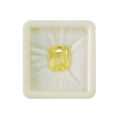 Natural Yellow Sapphire Pukhraj Loose Gemstone Natural Bankok Pukhraj Stone Yellow Sapphire/Pukhraj (6.00 Ratti) For Men's/Women's-image-35
