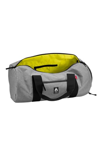 NIXON Day Trippin' 23L Duffel Bag - Heather Gray - Made with Other Peoples Plastic3
