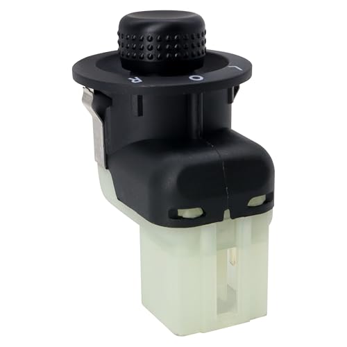 HiSport Car Power Rear View Mirror Conrtol Switch - Compatible with Chrysler 200 Sebring Aspen Dodge Avenger Caliber Dakota Durango Jeep Compas Patriot 2007-2014 - Replace 56040694AD