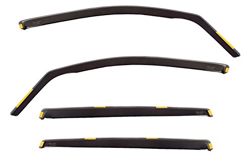 Heko 10533 déflecteur d'air teinté pour vitres avant de voiture