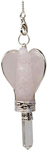 WLM Pendule Ange dans boitier de présentation Quartz Rose