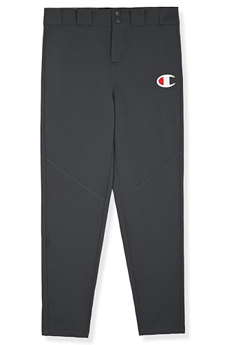 Pantalon de baseball pour garçon Champion pantalon athlétique avec fermeture éclair et passants