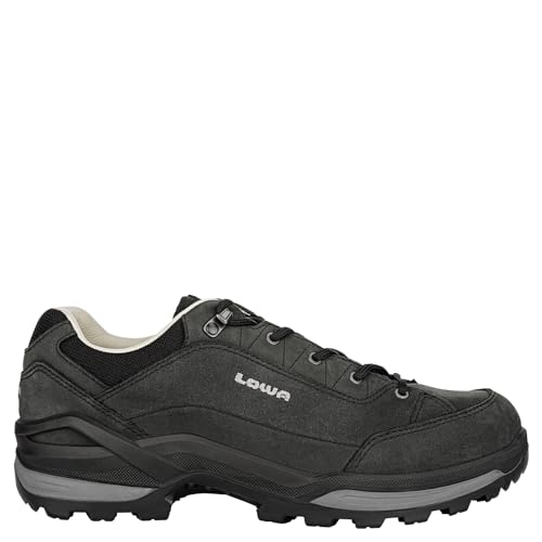 Zapatos LOWA Renegade LL LO en cuero nobuk premium con amortiguación DynaPU