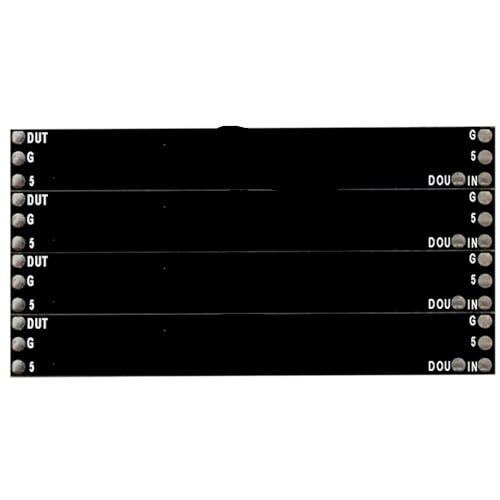 Tira de luz de brazo LED de 4 piezas iluminación programable 2812