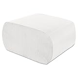 Morcon 4545VN Valay Interfolded Napkins, 1-Ply, 6.5 in. x 8.25 in., White, 12 packs of 500 Napkins, 6,000