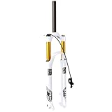 Horquillas De Suspensión Neumática,Ajuste De Rebote,Tubo Recto/Cónico De 1-1/8',Cierre Rápido,Recorrido De 120 Mm,Horquillas Delanteras Ultralivianas Para Bicicleta De Montaña,Straight remote,29in