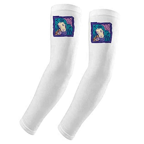 Mangas para brazo transpirables Virgo sol y protección UV DIYthinker