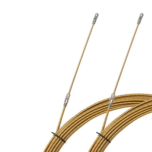 Image of Wire Lead Threading Device Cable Puller for Floor Conduit Ceiling Electrical|Electrical Wire Threading Device - 3-Layer Spring Steel Cable Puller - Universal Wire Insertion Tool for PVC