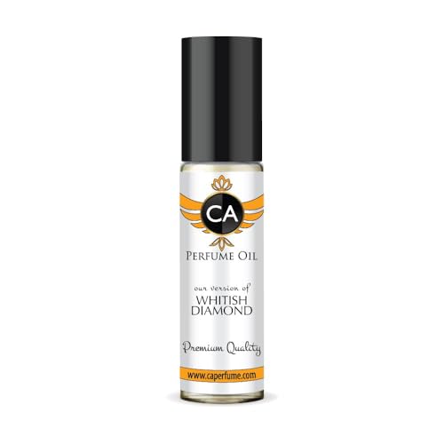 CA Perfume Impression of Whitish Diamond for Women Fragrance Oil Floral Aldehyde Scent Long Lasting Perfumes for Women Travel Size TSA Ready Mini Parfum Body Oil Roll-on 0.33 Fl Oz 10ml