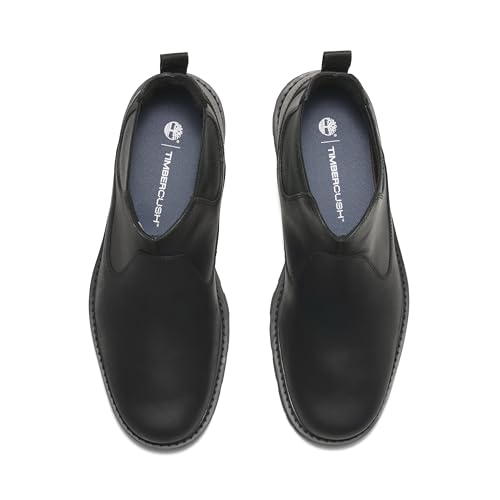 Timberland Timberland Men's Britton Road Mid Chelsea Boot, Black Full Grain, 7 Medium