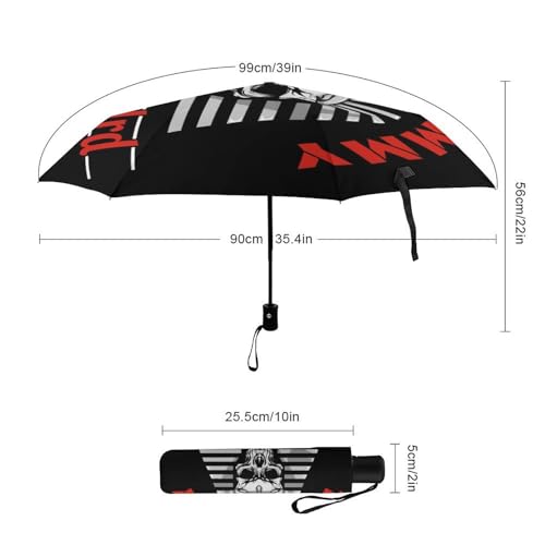 Parapluie pliant automatique compact girafe pour voyage